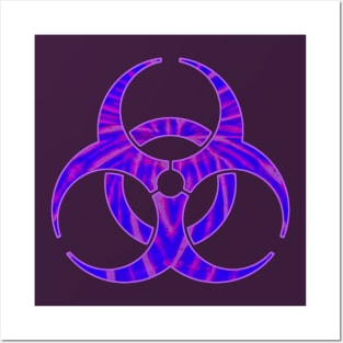 Purple Biohazard Posters and Art